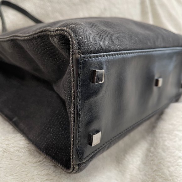 Gucci Women Dark Grey Denim Tote Bag - Picture 5 of 10